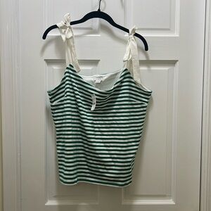 J.Crew Factory bow shoulder tank